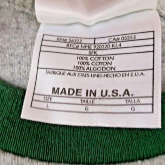 Nike Green Bay Packers Ringer Tee T-Shirt  Large - Picture 7 of 8